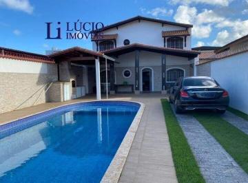 Casa · 138m² · 3 Quartos · 4 Vagas · Sobrado com Piscina e 3 dormitórios, 138 m² por R$ 850.000,00 - Jardim Real - Praia Grande/SP