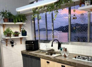 Apartamento · 45m² · 1 Quarto · Apartamento 1 Dormitorio com Suite, Mobiliado, Vista Mar – Jose Menino - Santos