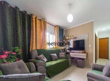 Sala  · Cobertura com 2 dormitórios à venda, 53 m² por R$ 590.000,00 - Casa Branca - Santo André/SP