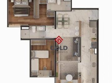 4c36dfffa61412dc6715a3bfa91c88f6eac07fcd · Apartamento com 2 dormitórios à venda, 71 m² por R$ 940.000,00 - Rudge Ramos - São Bernardo do Campo