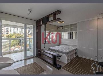 Foto 01 · Studio de Luxo no Paraíso, São Paulo-SP: 1 Quarto, 1 Suíte, 2 Banheiros, 1 Vaga de Garagem, 53m² de 