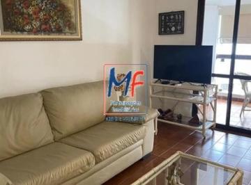 Apartamento · 114m² · 3 Quartos · Excelente apto no Guarujá/SP, com 114 m² a.u., 3 dormitórios (1 suíte), sala, cozinha, varanda, 4 va