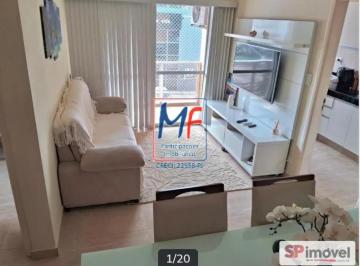 Apartamento · 60m² · 2 Quartos · Excelente apto no Guarujá/SP, com 60 m² a.u., 2 dormitórios (1 suíte), sala, cozinha, sacada, 1 vaga