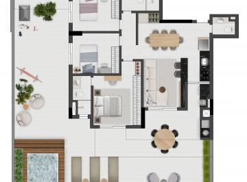 Apartamento de 3 quartos, Curitiba · GARDEN 183,96 m² – 3 QUARTOS COM 1 SUÍTE – ZENIT ÁGUA VERDE