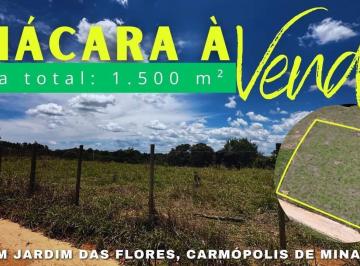 Rural · 1500m² · Chácara à Venda, no Bom Jardim das Flores, Carmópolis de Minas - MG