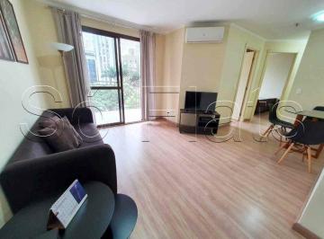 Apartamento · 52m² · 2 Quartos · 1 Vaga · Flat no Quality Alvorada mobiliado com 52m² na Vila Olímpia, próximo ao Shopping Vila Olímpia.