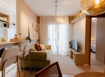 Sala de Estar e Jantar do Apartamento no Florae Jambeiro em Campinas · Apartamento 2 Dormitórios 43m² c/ Lazer Completo e Sustentabilidade à Venda no Parque Jambeiro, Camp