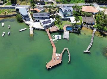 Casa · 1200m² · 7 Quartos · 3 Vagas · Maravilhosa Casa com Deck para Embarcação para Aluguel Temporada