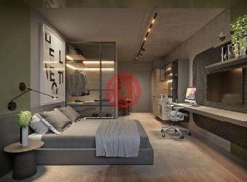 Living · Studio de alto padrão em condomínio exclusivo em Moema, São Paulo-SP: 1 quarto, 1 sala, 1 banheiro,