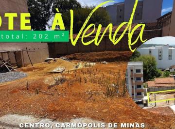Terreno · 202m² · LOTE À VENDA 202M², NA TRAVESSA OLINDA FLORES- CENTRO CARMÓPOLIS DE MINAS - MG