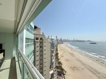 Apartamento · 219m² · 4 Quartos · 3 Vagas · Apartamento com 4 suítes e 3 vagas de garagem em Balneário Camboriú frente mar com linda vista mar