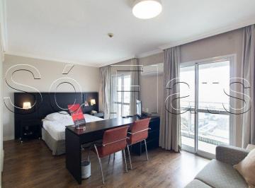 Apartamento · 29m² · 1 Quarto · 1 Vaga · Flat com excelente localização para locação próximo a PUC e Avenida Sumaré.