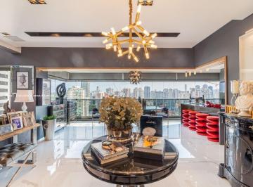 Apartamento · 340m² · 4 Quartos · 5 Vagas · Cobertura para Venda em São Paulo, Campo Belo, 4 dormitórios, 4 suítes, 5 banheiros, 5 vagas