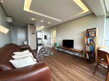 Apartamento · 83m² · 2 Quartos · 2 Vagas · Lindo apartamento com2 suítes, amplo living para 3 ambientes, coz., lavabo,2 vagas e semi mobiliado.