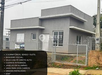 Casa · 65m² · 3 Quartos · 2 Vagas · Casa nova com suíte