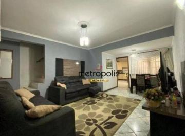 Sala · Sobrado com 2 dormitórios à venda, 135 m² por R$ 530.000,00 - Campestre - Santo André/SP