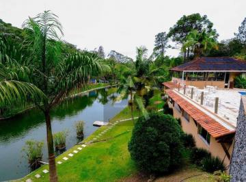 d3bd9d9274c66118eb167dd4dbfbf1d0e7f4f738 · Belissímo Sitio com 3 LAGOS com Peixes e GRUTA  em  Biritba-Mirim