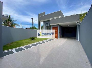 Casa · 124m² · 3 Quartos · 2 Vagas · Casa com 3 quartos, Santa Eugênia, Mongaguá - R$ 750 mil, Cod: 833655