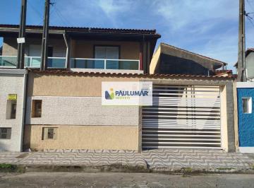 Casa · 108m² · 2 Quartos · 3 Vagas · Sobrado com 2 quartos, Vera Cruz, Mongaguá - R$ 550 mil, Cod: 833666