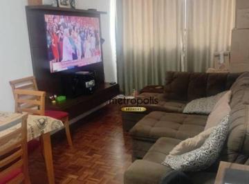 Sala · Apartamento com 1 dormitório à venda, 79 m² por R$ 535.000,00 - Santo Antônio - São Caetano do Sul/S
