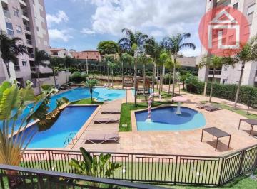 Piscinas adulto e infantil · Apartamento com 2 dormitórios à venda, 72 m² por R$ 778.000,00 - Soleil Residencial Resort - Braganç