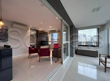 Apartamento · 65m² · 1 Quarto · 1 Vaga · Flat em Cidade Monções, São Paulo/SP de 65m² 1 quartos à venda por R$ 945.000,00