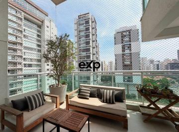Apartamento · 195m² · 4 Quartos · 3 Vagas · Viva o Luxo Urbano com Vista Panorâmica: Apartamento Porteira Fechada no Brooklin Novo!