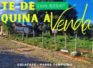 Terreno · 835m² · Lote á venda, Calafate - Passa Tempo/MG.