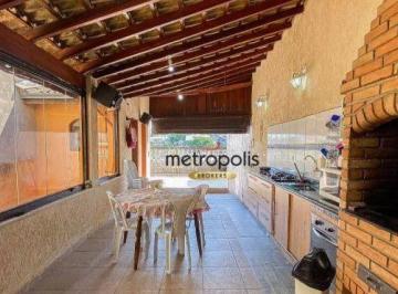 Area Gourmet · Sobrado com 3 dormitórios à venda, 126 m² por R$ 586.000,00 - Vila Bela Vista - Santo André/SP