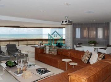 Apartamento · 616m² · 4 Quartos · 6 Vagas · Cobertura Duplex Beira-Mar com 4 Suítes, Piscina, Academia, 6 vagas com 616m² na Praia de Ponta Verd