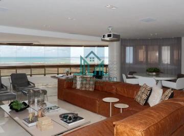 Apartamento · 616m² · 4 Quartos · 6 Vagas · Cobertura Duplex Beira-Mar com 4 Suítes, Piscina, Academia, 6 vagas com 616m² na Praia de Ponta Verd
