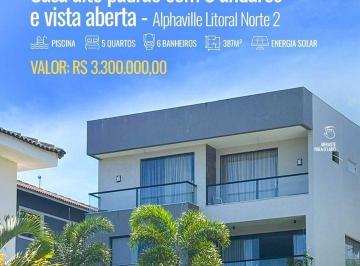 Casa · 335m² · 5 Quartos · 4 Vagas · Casa Alphaville Litoral Norte 2