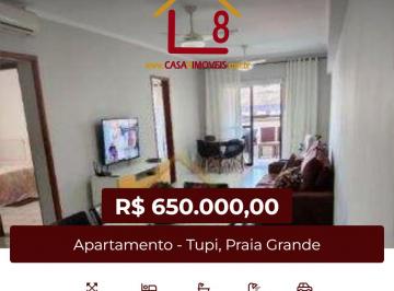 Apartamento de 3 quartos, Praia Grande · apartamento a venda - Tupi