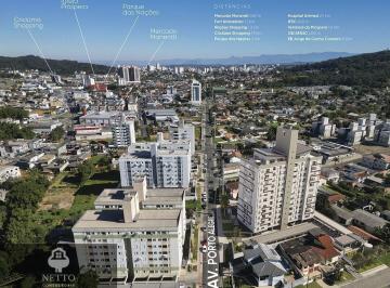 Apartamento · 1 Quarto · 1 Vaga · Porto Studios - Apartamento à venda no bairro Próspera - Criciúma/SC
