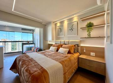 Apartamento de 1 quarto, São Paulo · Apartamento studio mobiliado para alugar no Air Brooklin andar alto, próx. metrô, Aeroporto, Itaim