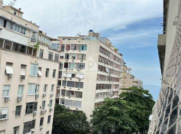 Vista lateral mar - andar alto · Vendo apartamento 3 quartos com vaga com 130m² em andar alto no Posto 4, Copacabana / RJ.