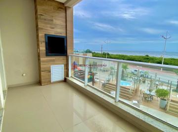 Sacada com churrasqueira a carvão · Vila Imperial -Frente mar - 124m² privativos - 03 suítes - São Pedro/Navegantes