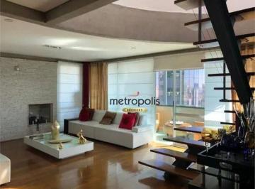 Sala · Cobertura com 5 dormitórios à venda, 480 m² por R$ 3.500.000,00 - Jardim - Santo André/SP