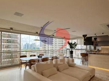 Apartamento · 167m² · 3 Quartos · 3 Vagas · Apartamento mobiliado com 3 suítes, varanda gourmet, churrasqueira, lazer completo, Brooklin