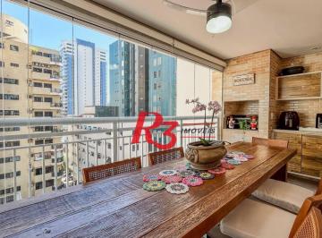faca35b269c315da45fccf47e2a072800c8a4838 · Apartamento com 3 dormitórios à venda, 130 m² por R$ 1.740.000,00 - Gonzaga - Santos/SP