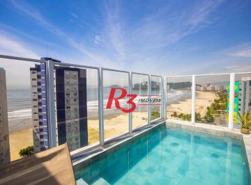 6ffbca1c4192e8861ebf8f43c11bbe01fdf68da1 · Cobertura à venda, 290 m² por R$ 3.200.000,00 - José Menino - Santos/SP