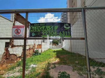 b30d48cbf1d0264e4f0a4dbcd800396d05d88187 · Terreno para alugar, 365 m² por R$ 4.000/mês - Centro - Campinas/SP