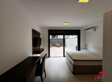 living-varanda · APARTAMENTO GARDEN DE 54M², 1 DORMITÓRIO, 1 VAGA - MONT SERRAT