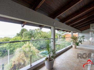 Casa · 456m² · 3 Quartos · 4 Vagas · Sobrado com vista para Rio, 3 quartos, 2 suites, pátio, piscina, vaga para 4 car