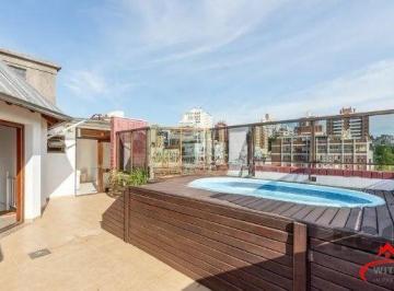 Apartamento · 207m² · 2 Quartos · 2 Vagas · Cobertura no bairro Petrópolis de 2 dormitórios 2 vagas e piscina