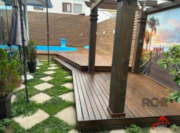 Casa · 207m² · 3 Quartos · 2 Vagas · CASA 3 DORMITÓRIOS - PISCINA - LAREIRA - ÁREA GOURMET - ELDORADO DO SUL - RS