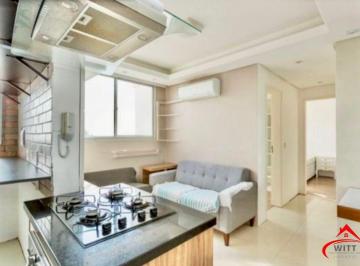 Apartamento · 55m² · 2 Quartos · 1 Vaga · 2 quartos com suite mobiliado 1vaga e Academia completa na Rua Sadi Castro