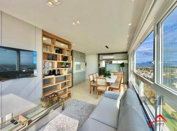 Apartamento · 92m² · 3 Quartos · 2 Vagas · Com 03 suítes, lavabo, e totalmente mobiliado e decorado,