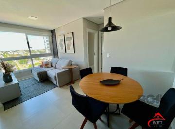 Apartamento · 58m² · 2 Quartos · 1 Vaga · APARTAMENTO COM DOIS DORMITÓRIOS NO EDIFICIO DELPAINE EM CAPAO DA CANOA
