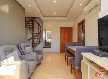 Apartamento · 123m² · 2 Quartos · 1 Vaga · Cobertura à venda com sol nascente, elevador e vaga escriturada